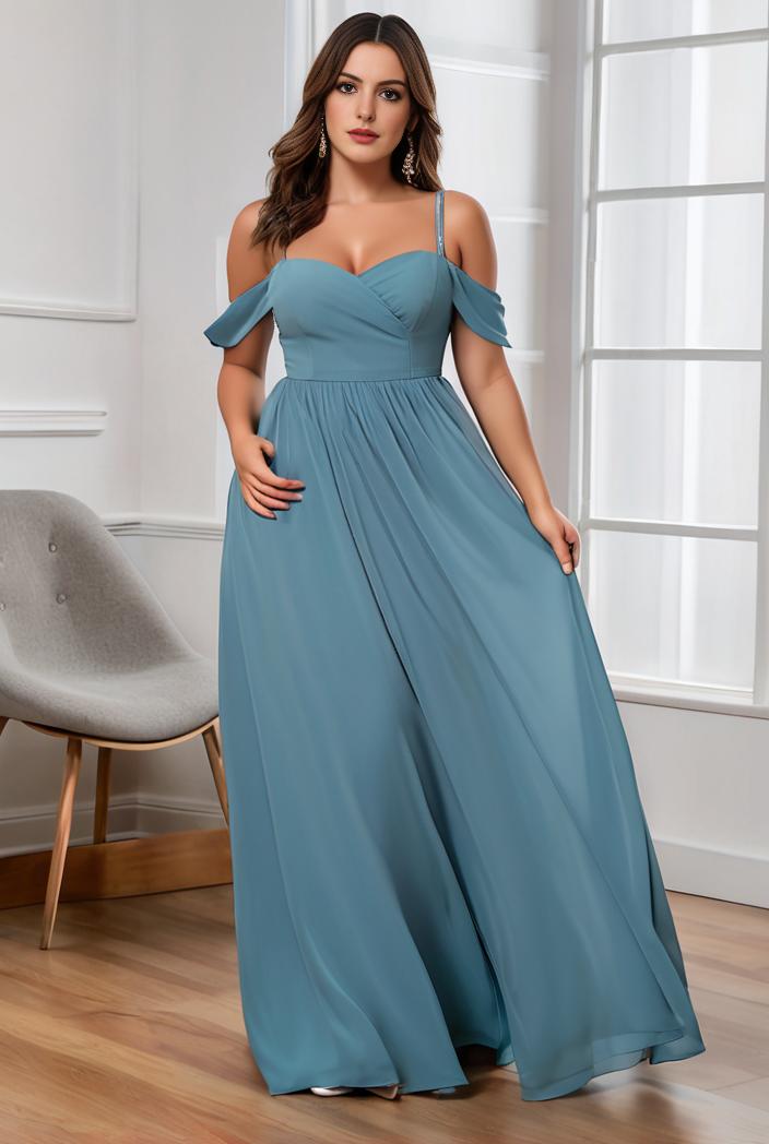 off shoulder spaghetti strap a line maternity dress 122582