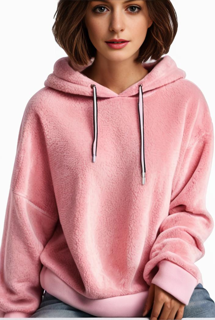 plus size casual hoodie women s plus solid ribbed long sleeve slight stretch hoodie drawstring sweatshirt 123896