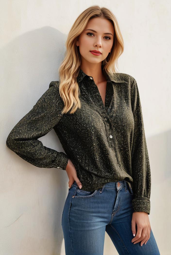 sequin bomber jacket with zipper closure and long sleeves stylish women s outerwear 121615