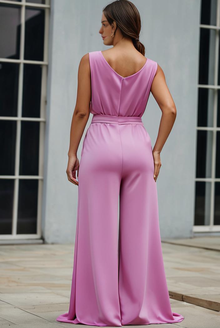 plus size shiny v neck side slit formal evening dress 126412