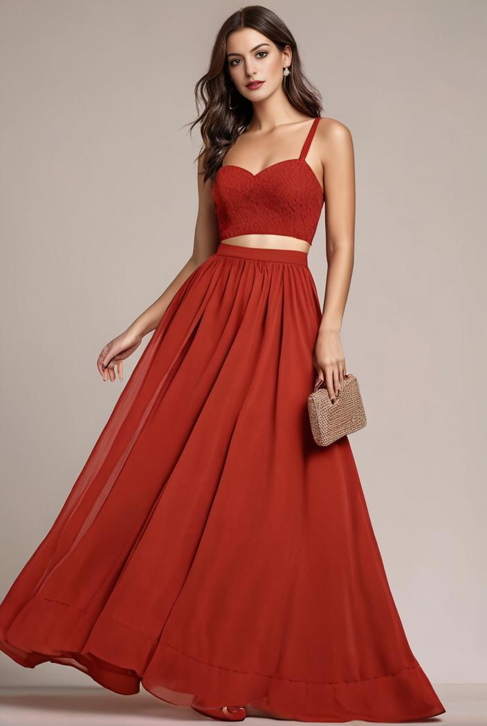 convertible chiffon lace open back spaghetti straps bridesmaid dress 134902