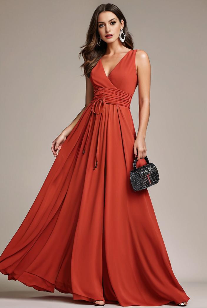 convertible chiffon lace open back spaghetti straps bridesmaid dress 134906