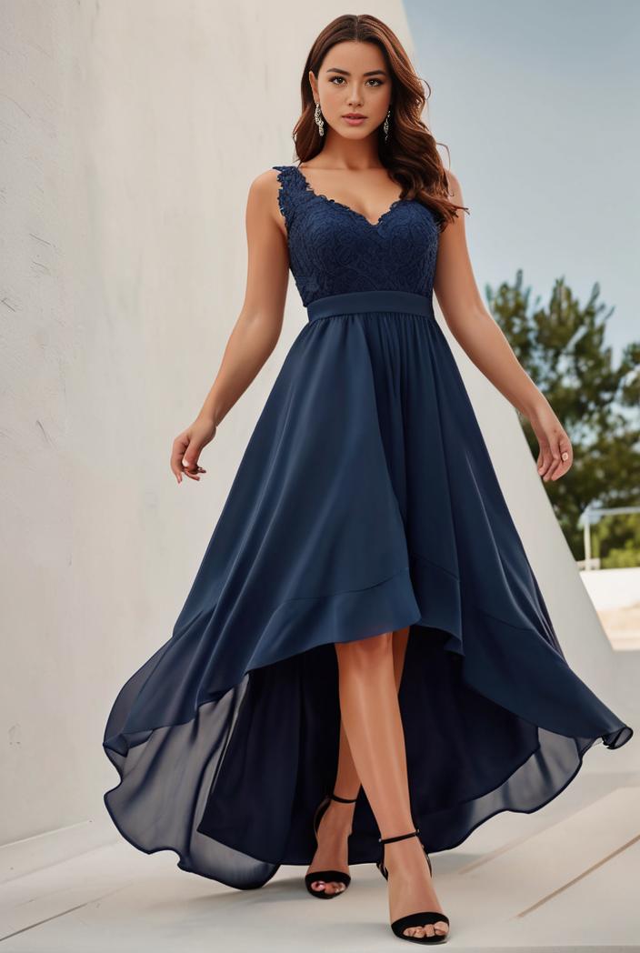 plus size sequin high low deep v neck tulle evening dresses 101991