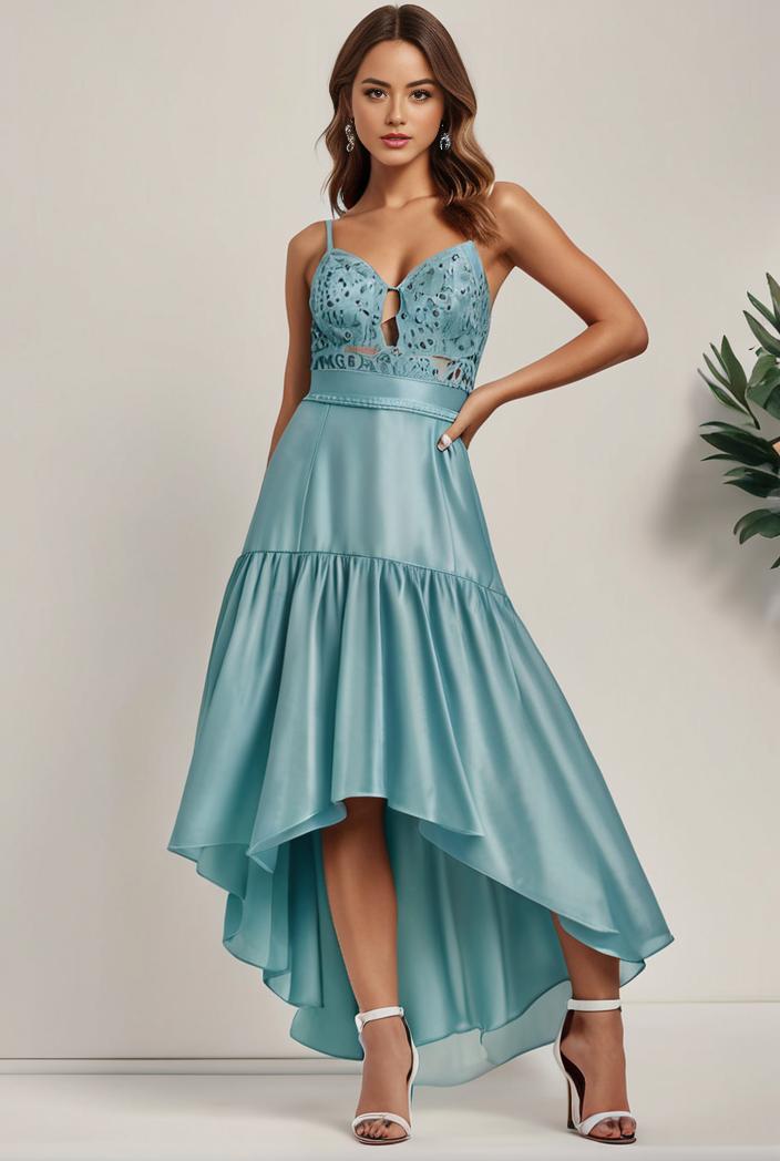 plus size sequin high low deep v neck tulle evening dresses 102026