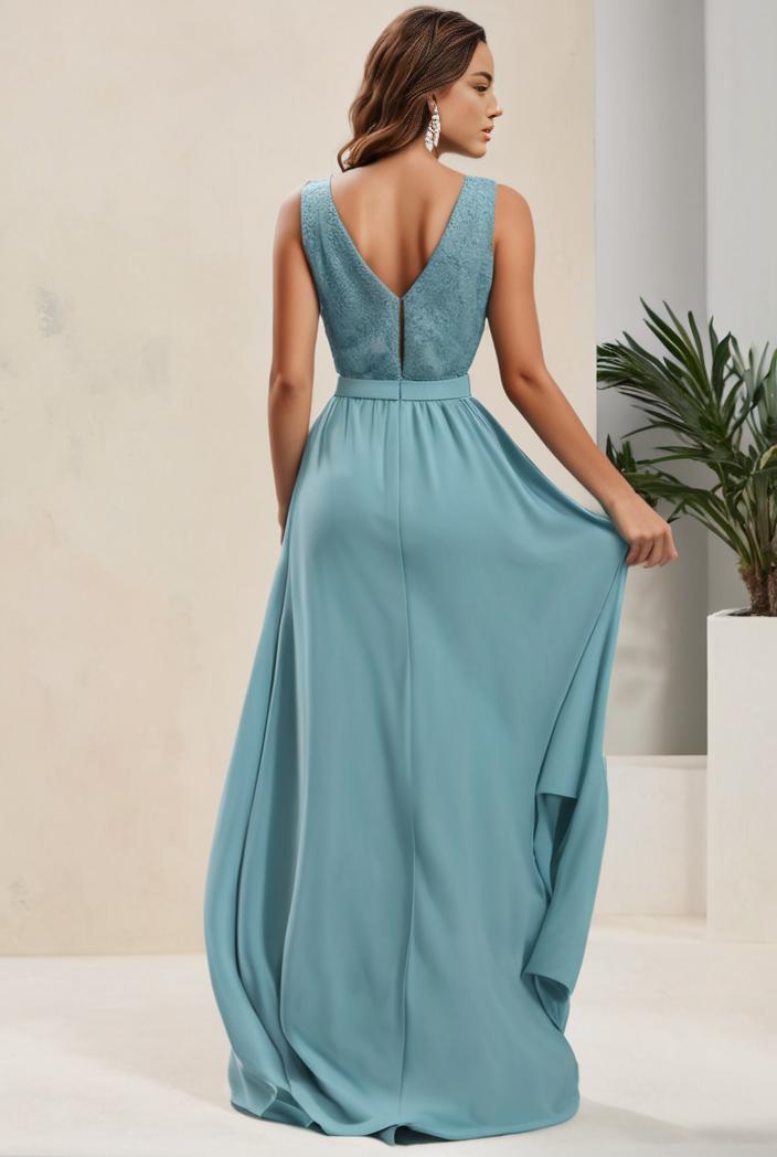 plus size sequin high low deep v neck tulle evening dresses 102039
