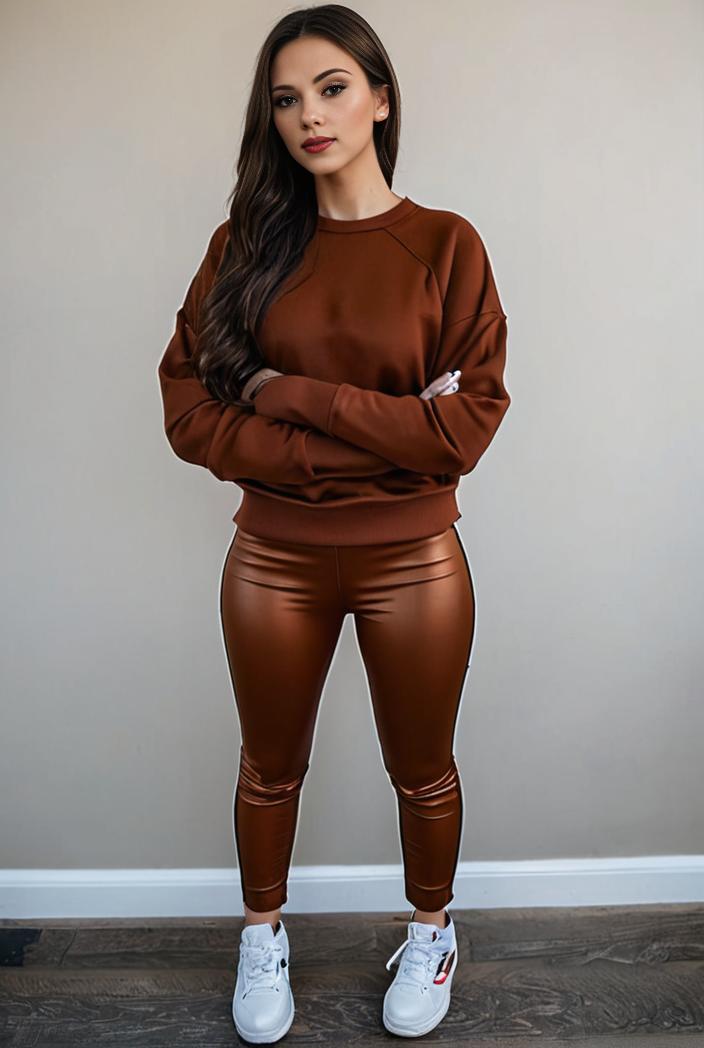 casual drawstring pants and hoodie combo set for women 136880
