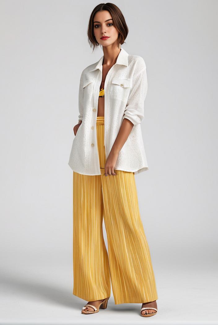 pleated high waist commuting temperament maxi dress 141591