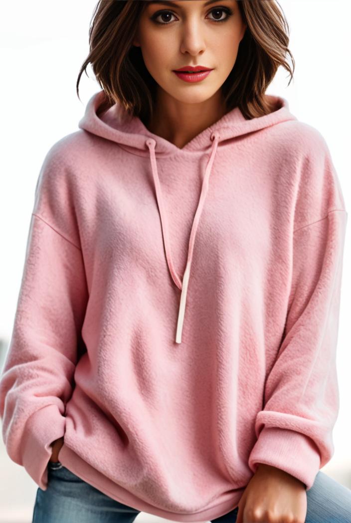 plus size casual hoodie women s plus solid ribbed long sleeve slight stretch hoodie drawstring sweatshirt 142561