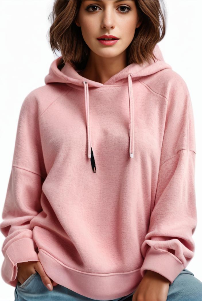 plus size casual hoodie women s plus solid ribbed long sleeve slight stretch hoodie drawstring sweatshirt 142562