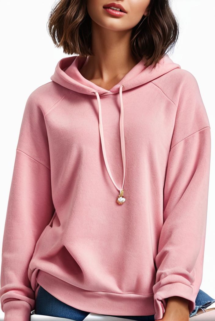 plus size casual hoodie women s plus solid ribbed long sleeve slight stretch hoodie drawstring sweatshirt 142563
