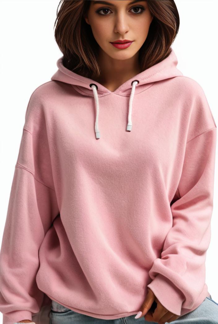 plus size casual hoodie women s plus solid ribbed long sleeve slight stretch hoodie drawstring sweatshirt 142564