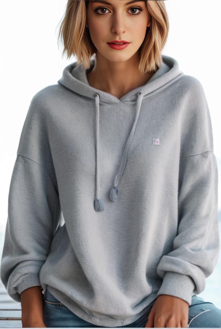 plus size casual hoodie women s plus solid ribbed long sleeve slight stretch hoodie drawstring sweatshirt 142573