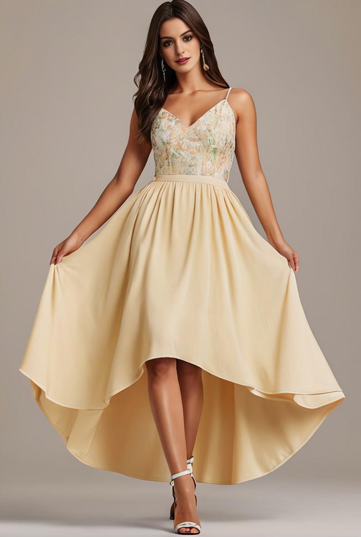 plus size sequin high low deep v neck tulle evening dresses 144481