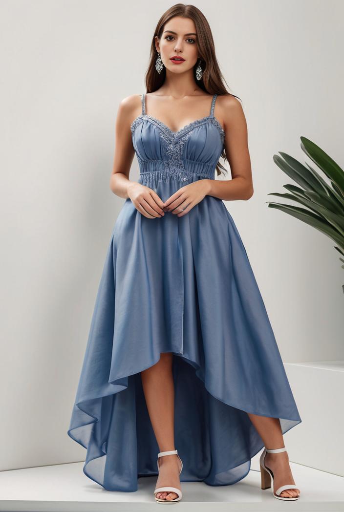 plus size sequin high low deep v neck tulle evening dresses 144524