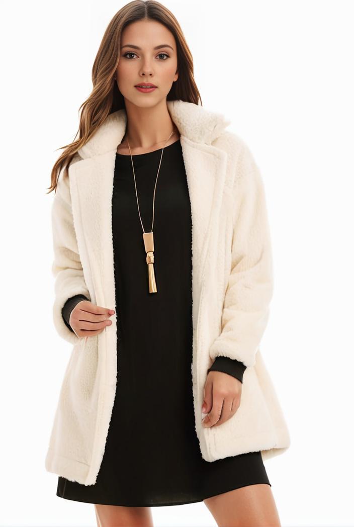 cozy winter teddy coat for women 140642