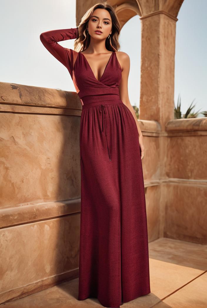 spaghetti strap 2 in 1 sheer evening dress 107413