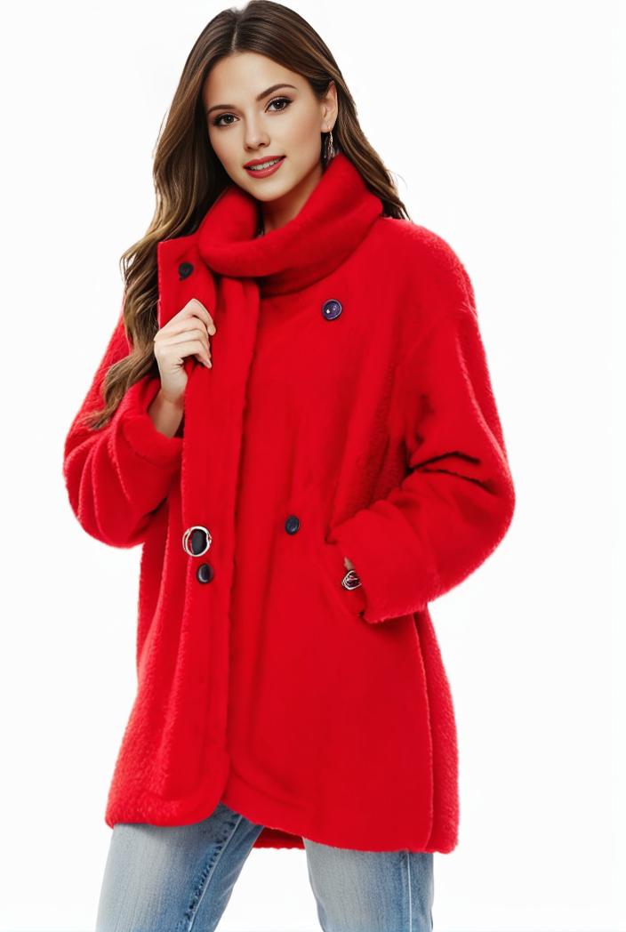 cozy winter teddy coat for women 140646