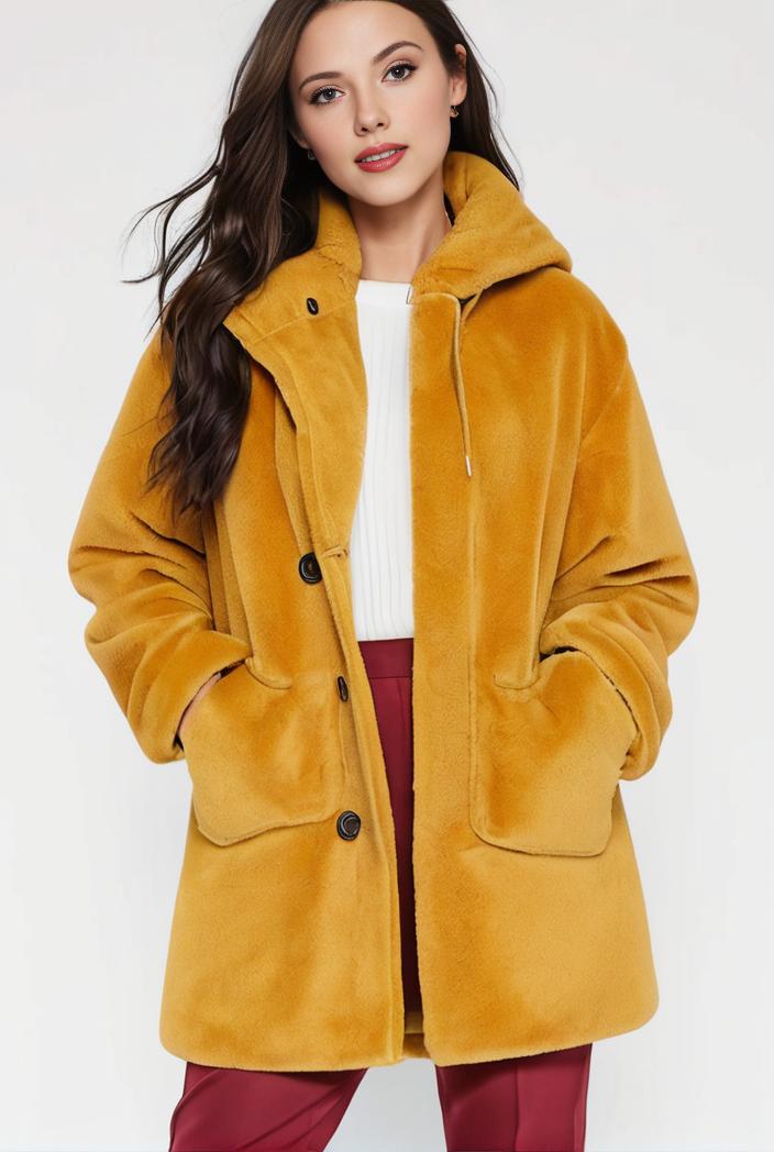 cozy winter teddy coat for women 140661
