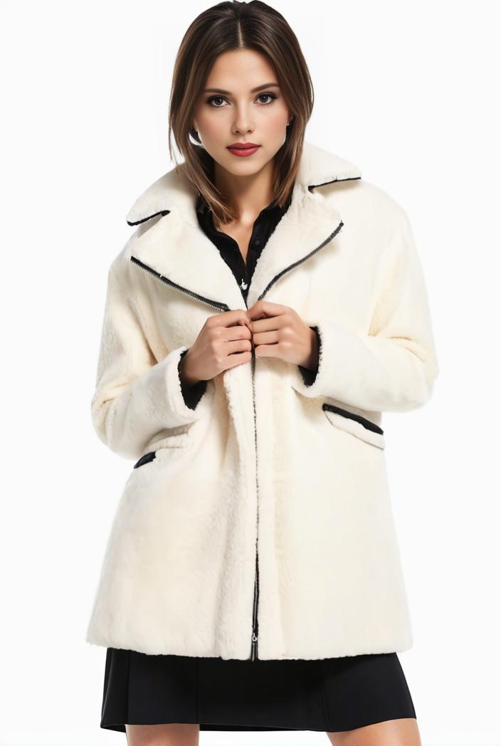 cozy winter teddy coat for women 140696
