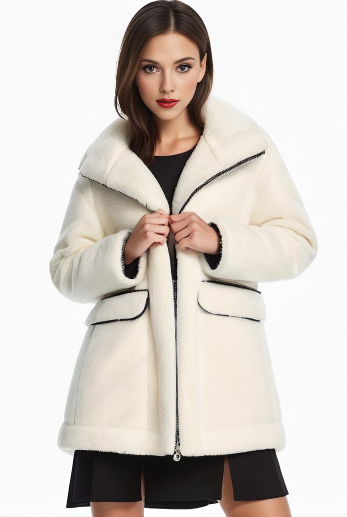 cozy winter teddy coat for women 140697