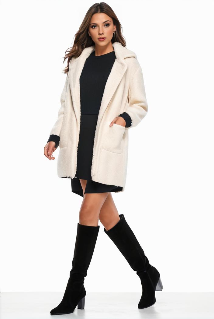 cozy winter teddy coat for women 140712