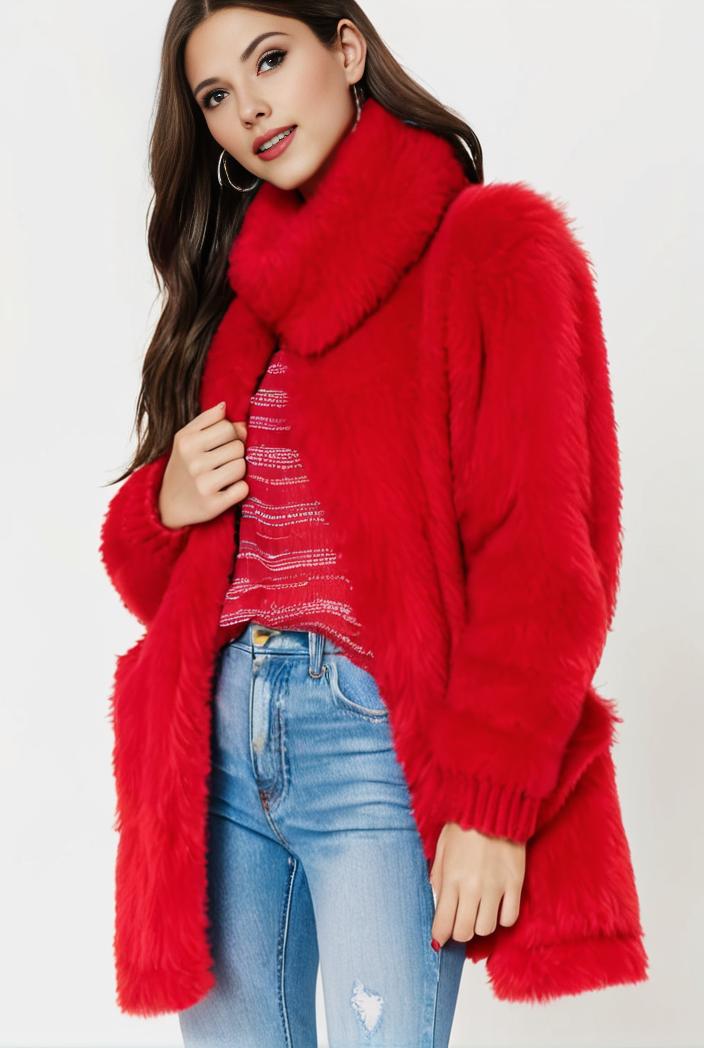 cozy winter teddy coat for women 140748