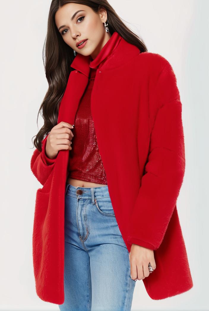 cozy winter teddy coat for women 140752