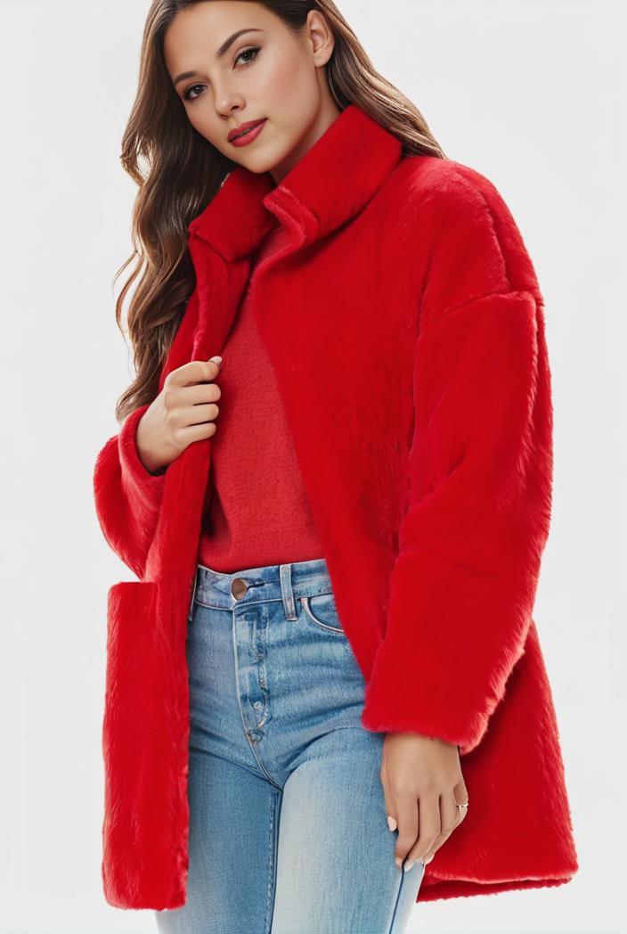 cozy winter teddy coat for women 140754