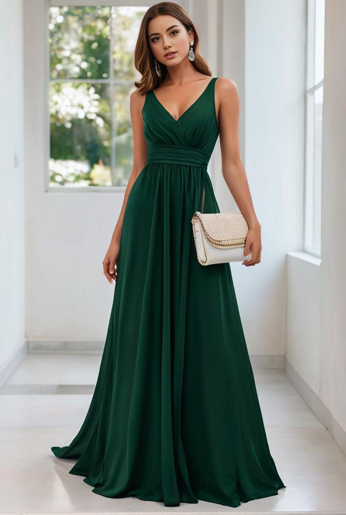 convertible chiffon lace open back spaghetti straps bridesmaid dress 111118
