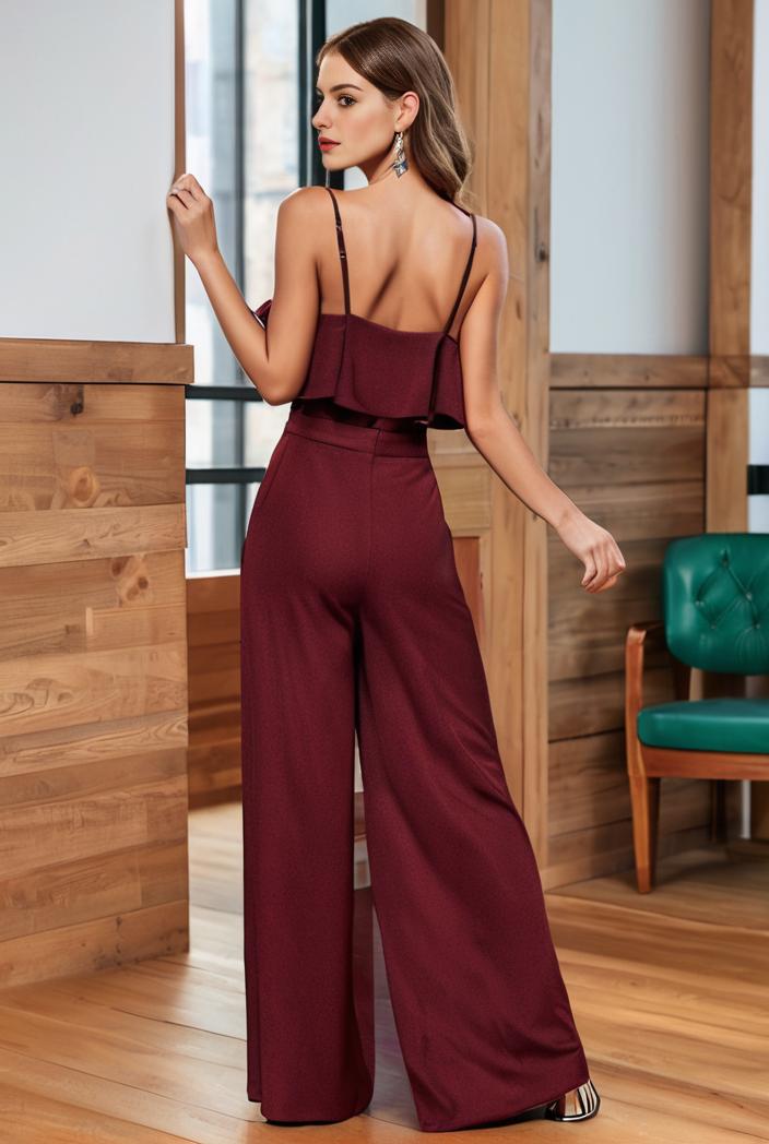 spaghetti strap 2 in 1 sheer evening dress 149928