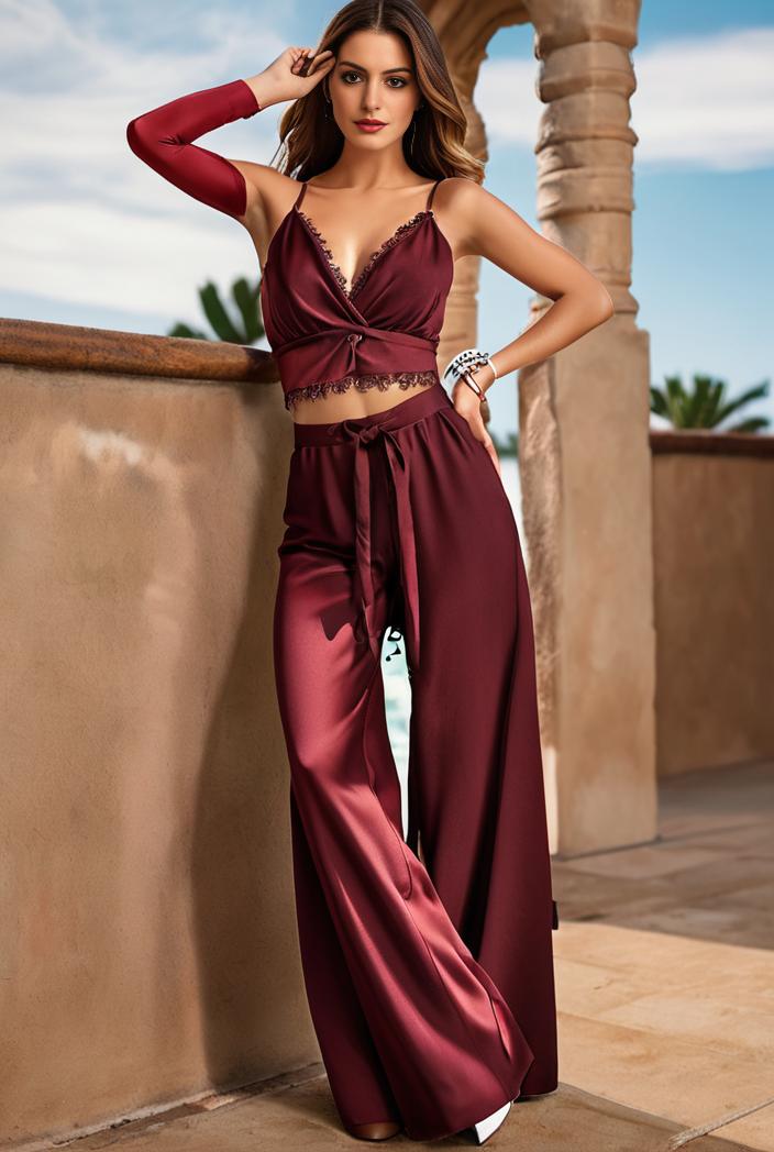 spaghetti strap 2 in 1 sheer evening dress 149955