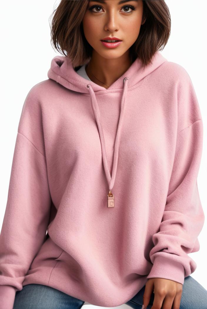 plus size casual hoodie women s plus solid ribbed long sleeve slight stretch hoodie drawstring sweatshirt 118688