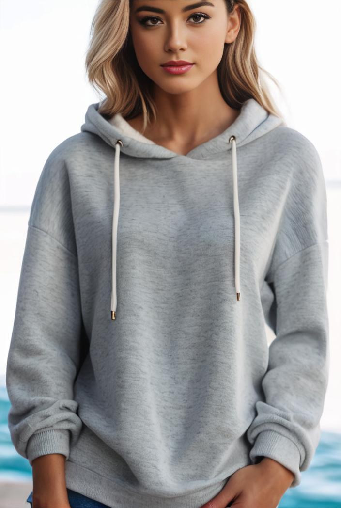 plus size casual hoodie women s plus solid ribbed long sleeve slight stretch hoodie drawstring sweatshirt 118694