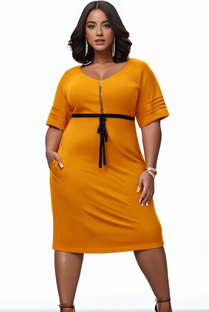 plus size faith letter print short sleeve midi dress with pockets women s plus slight stretch casual dress 118990