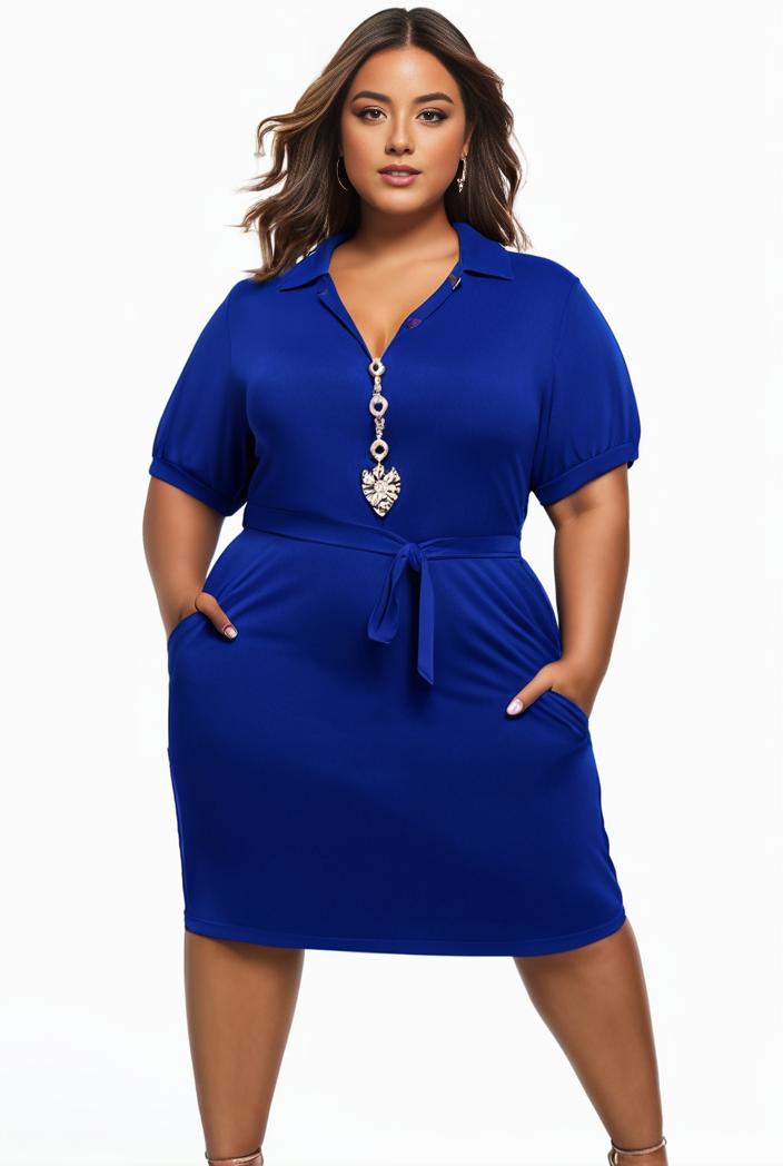 plus size faith letter print short sleeve midi dress with pockets women s plus slight stretch casual dress 118995