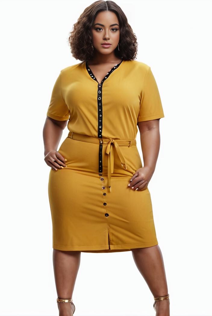 plus size faith letter print short sleeve midi dress with pockets women s plus slight stretch casual dress 119001