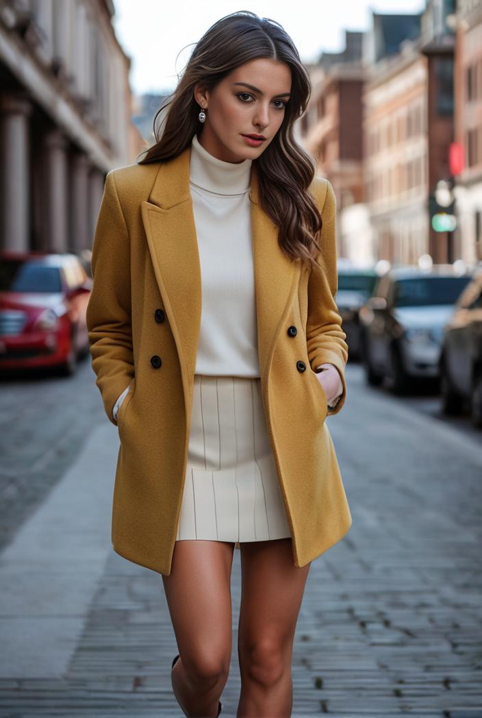 elegant solid stand collar pocket open front long sleeve blazer 106523