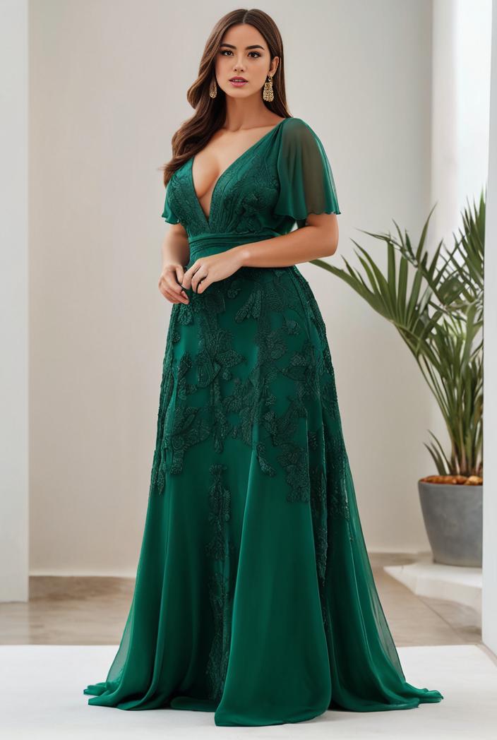 plus size floor length formal evening gowns for weddings 119099