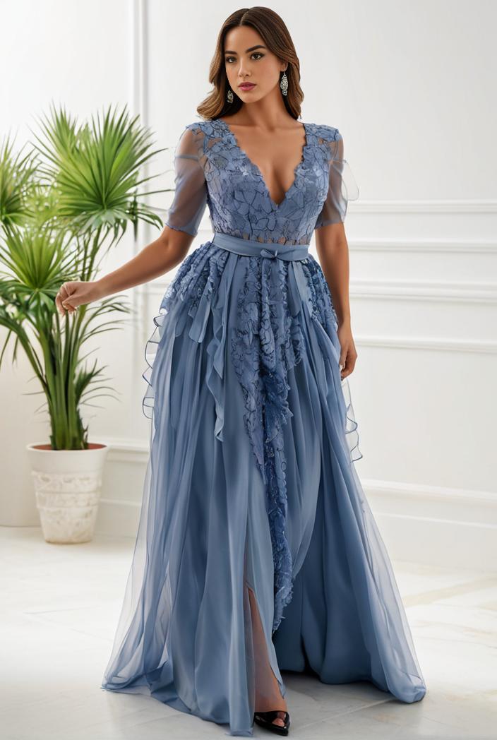 plus size floor length formal evening gowns for weddings 119114