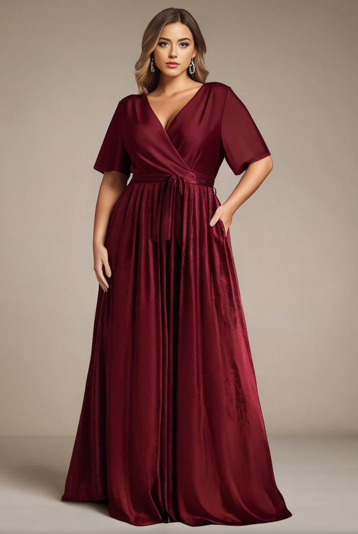 plus size floor length formal evening gowns for weddings 119122