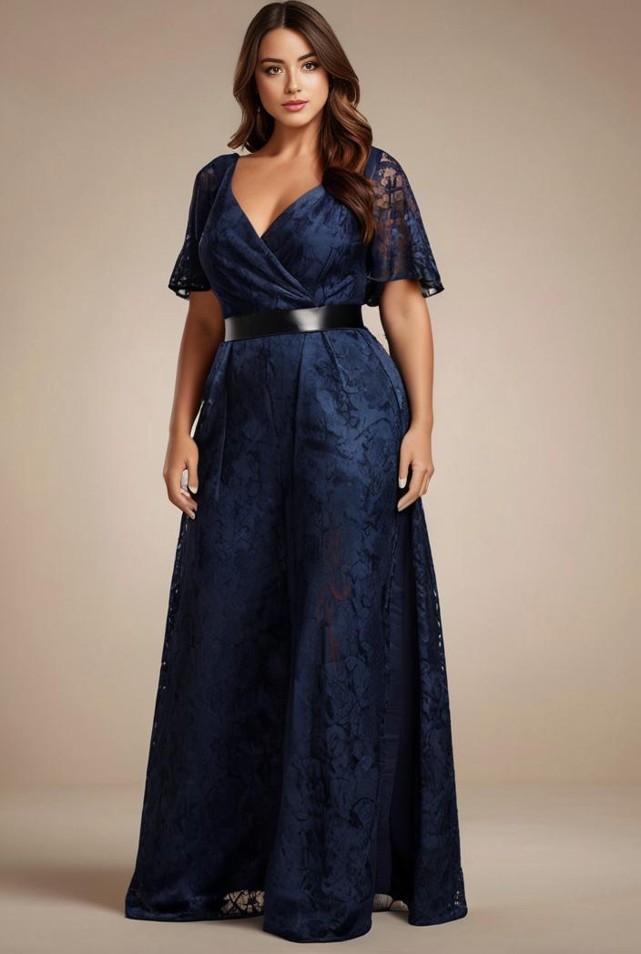 plus size floor length formal evening gowns for weddings 119154