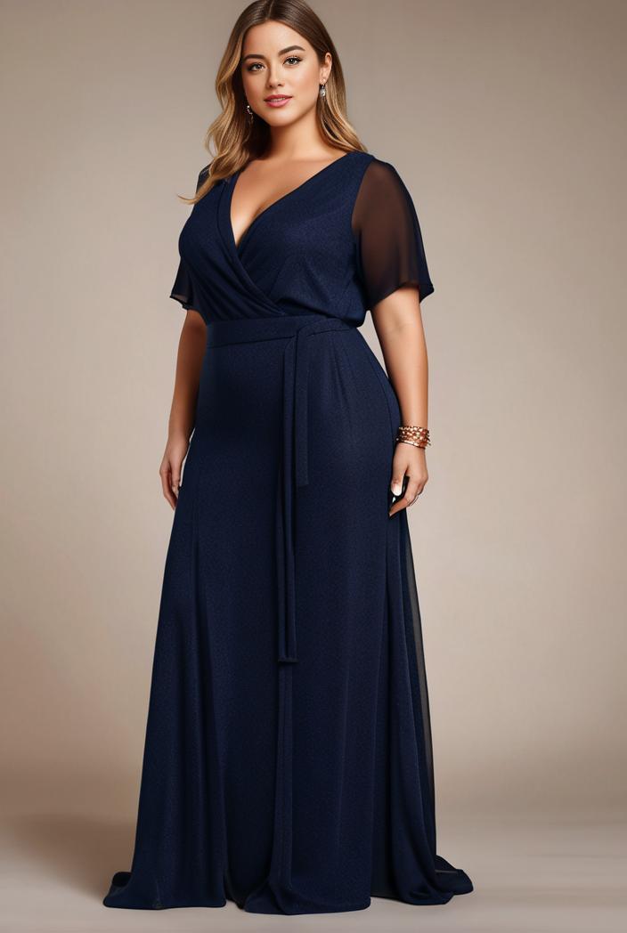 plus size floor length formal evening gowns for weddings 119156