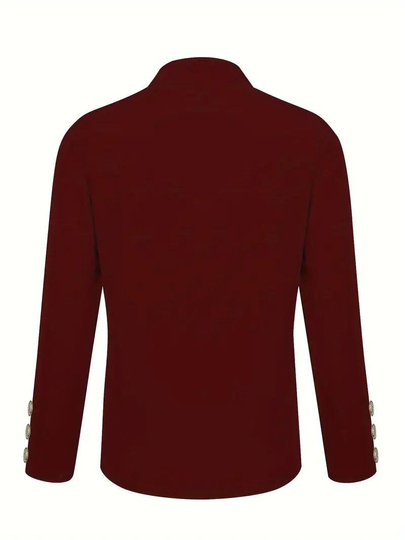 Sophisticated Office Blazer with Stylish Button Detail
