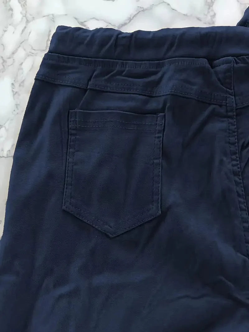 Long Drawstring Pants with Pockets for Women