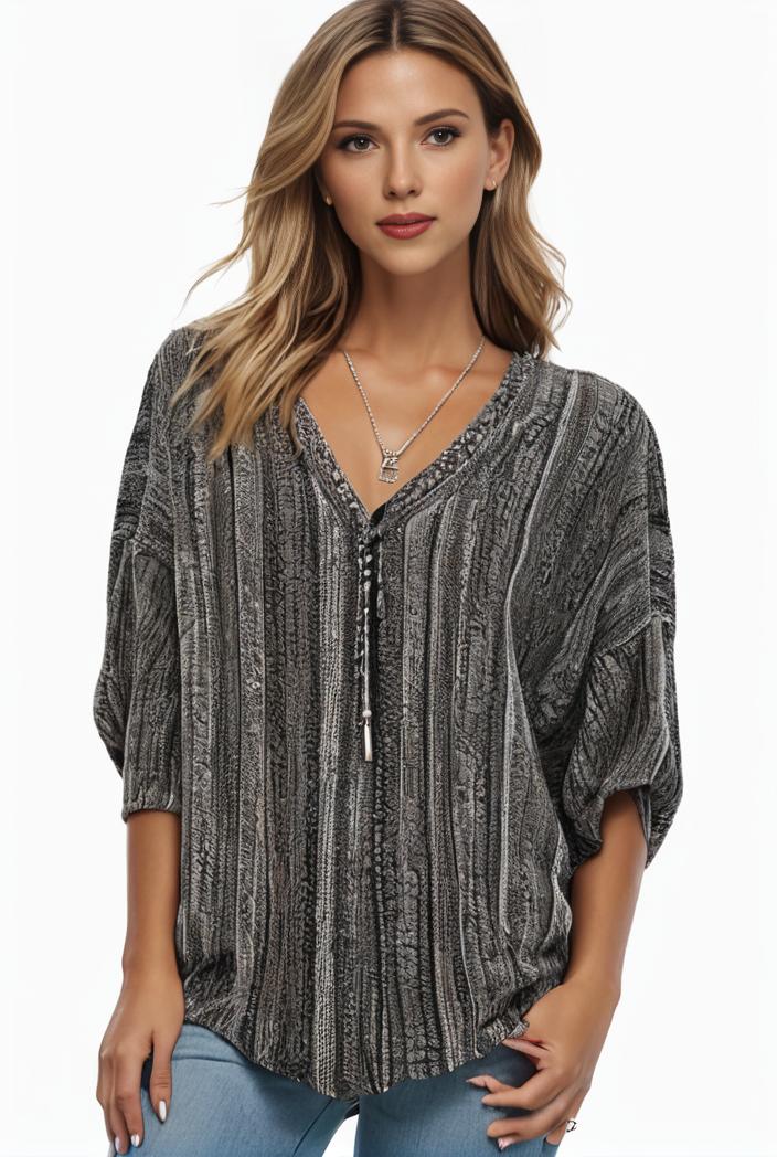 plus size boho top women s plus allover paisley print half sleeve v neck slight stretch top 100303