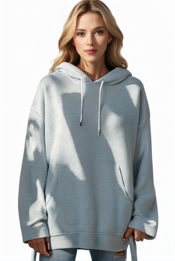 plus size casual hoodie women s plus solid ribbed long sleeve slight stretch hoodie drawstring sweatshirt 100457