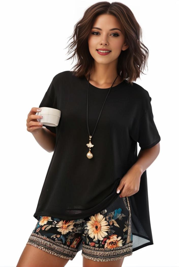 plus size casual pajama two piece set women s plus leopard heart print short sleeve tee shorts pajama 2 piece set 100547
