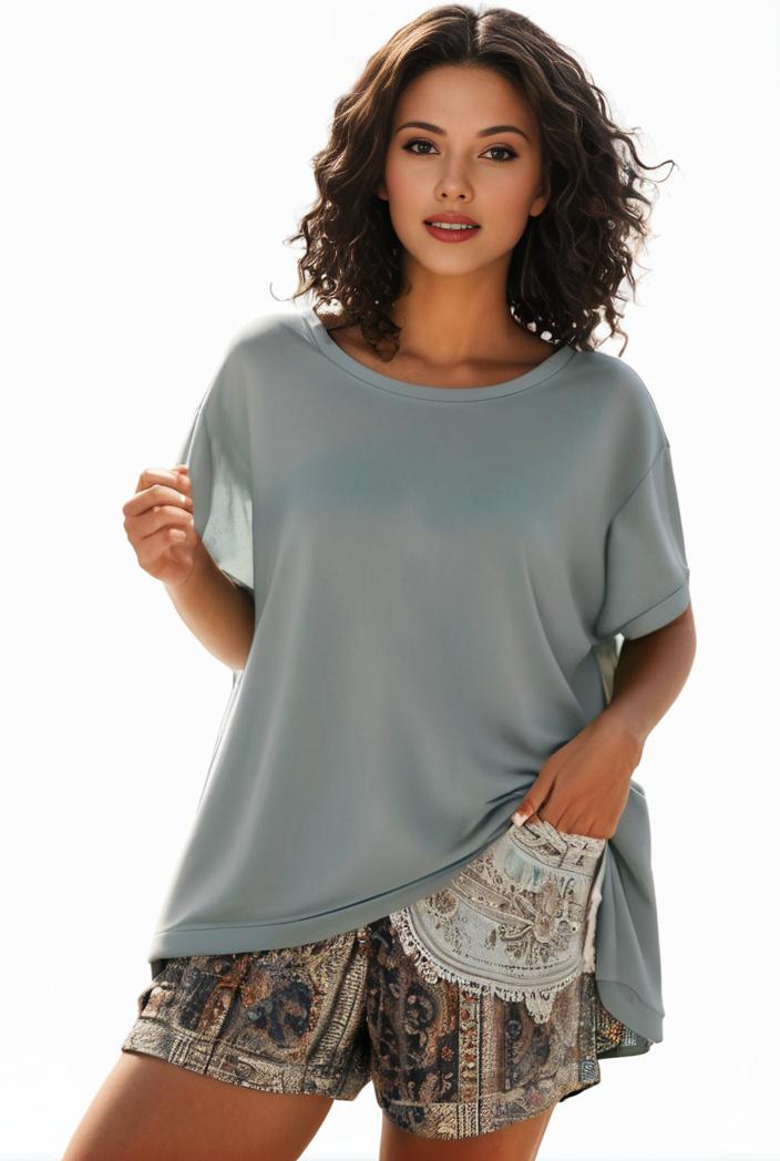 plus size casual pajama two piece set women s plus leopard heart print short sleeve tee shorts pajama 2 piece set 100591