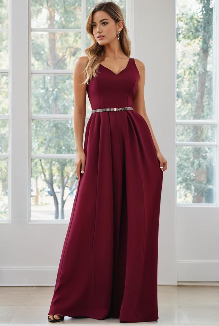 flowy chiffon one shoulder with three straps bridesmaid dress 134146