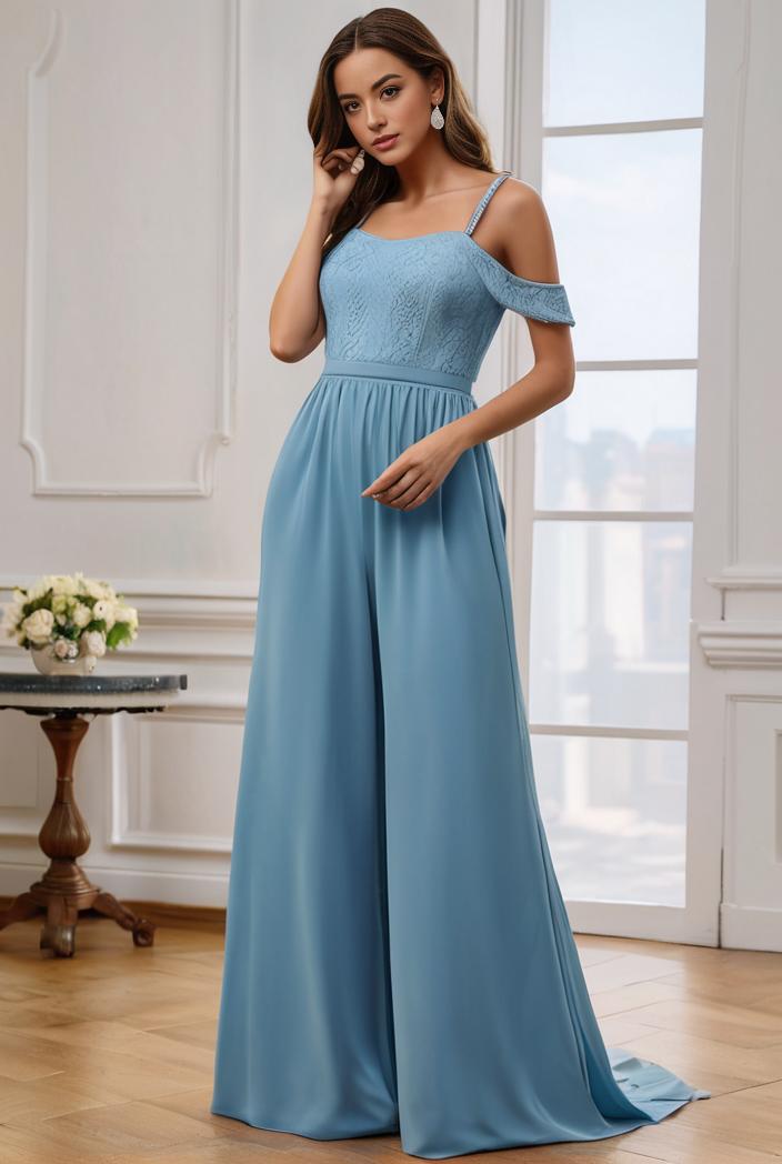 off shoulder spaghetti strap a line maternity dress 136043